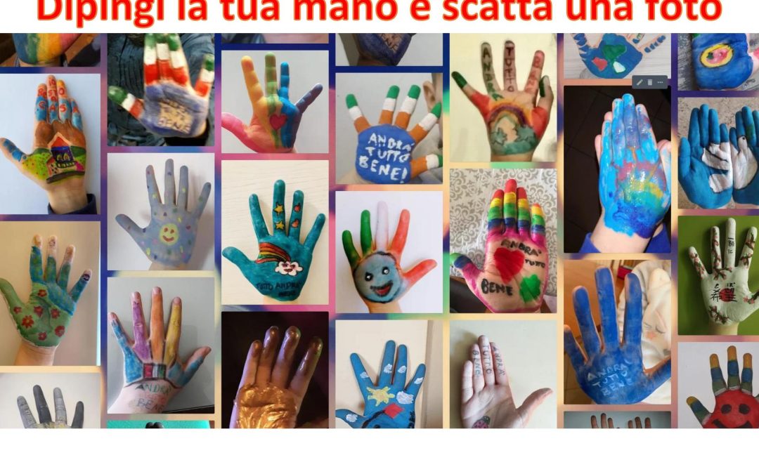 Dipingi la tua mano e scatta una foto