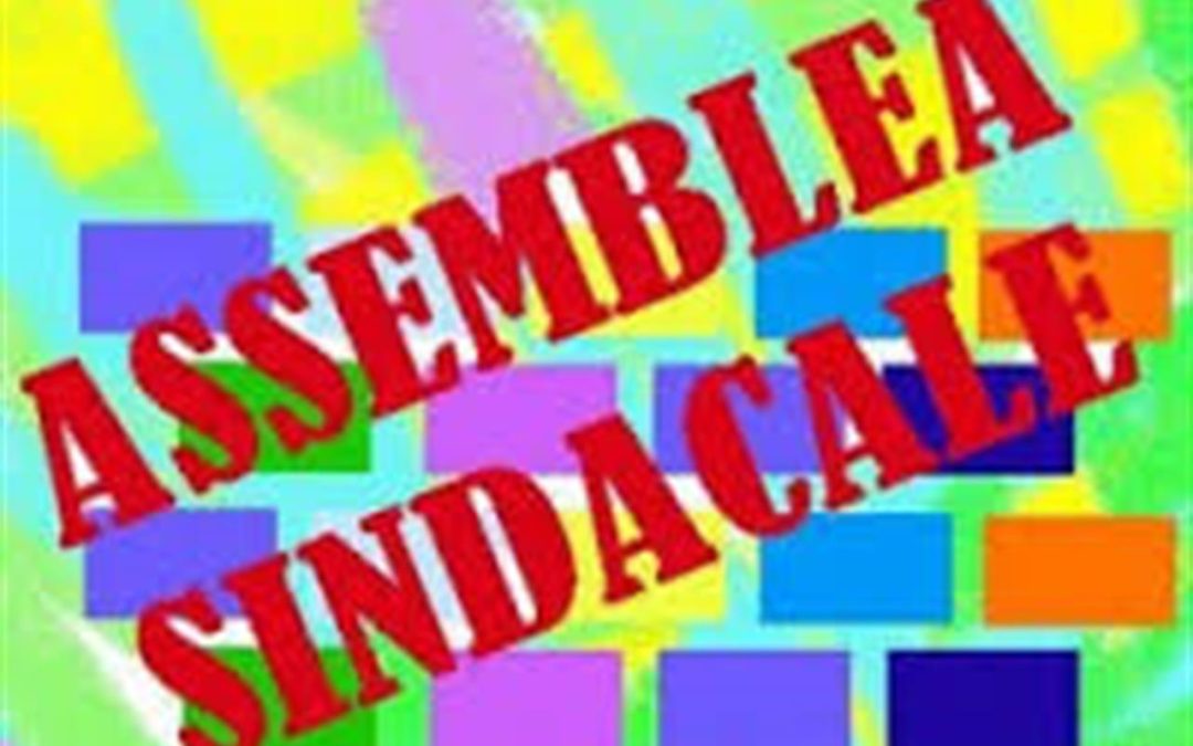 Avviso Assemblea Sindacale